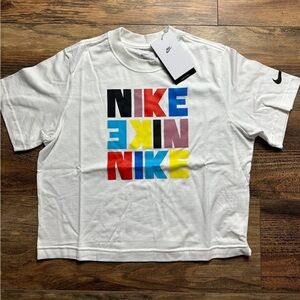 Nike Big Girl Cropped Boxy Tee